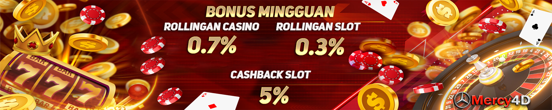 Bonus Cashback dan Rollingan